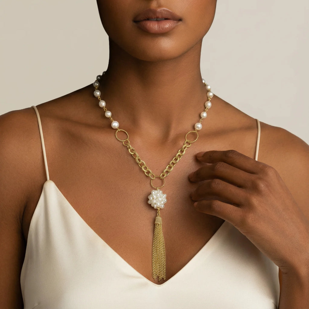 Pearl Tassel Dreams Necklace